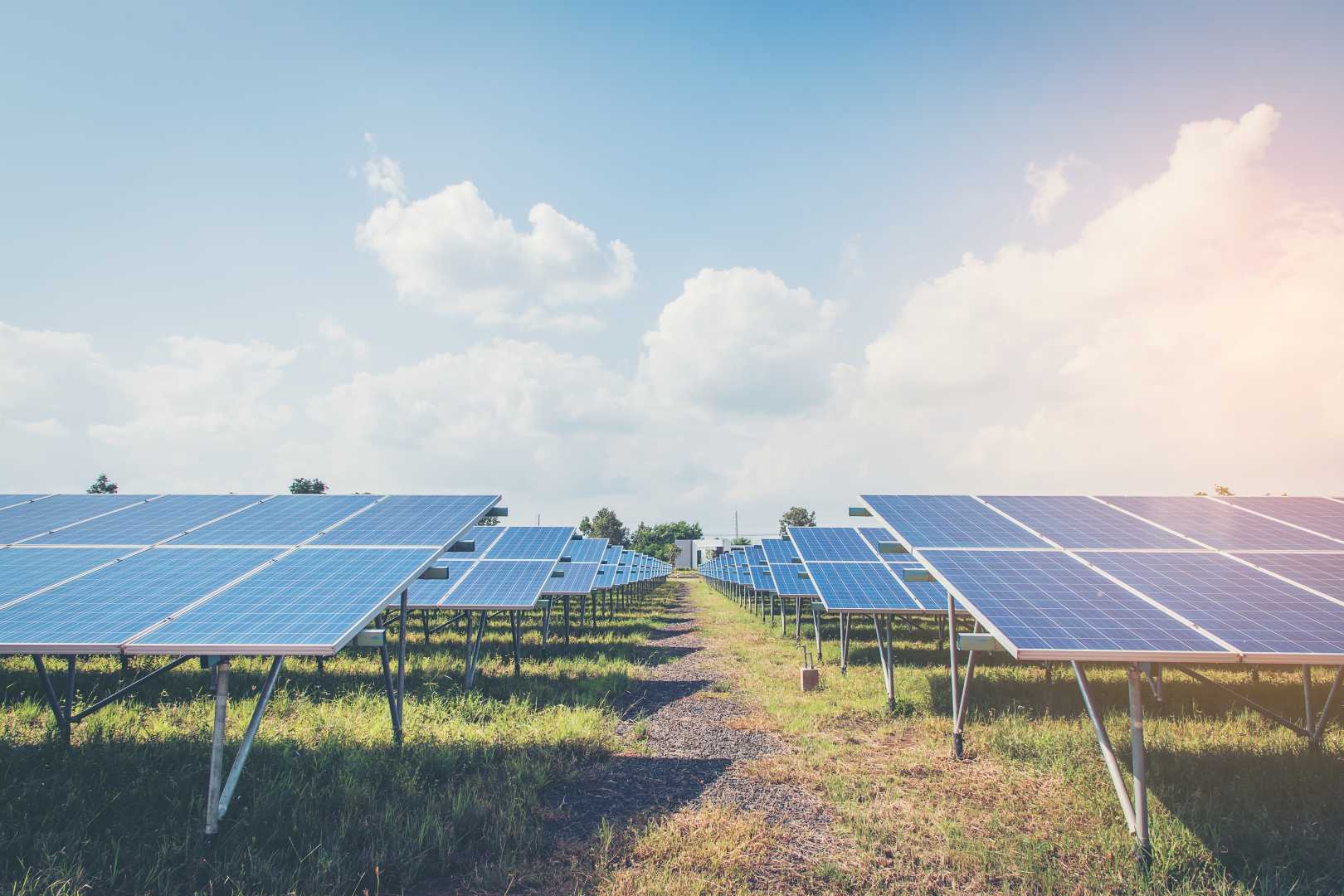 Zonnepanelen buiten