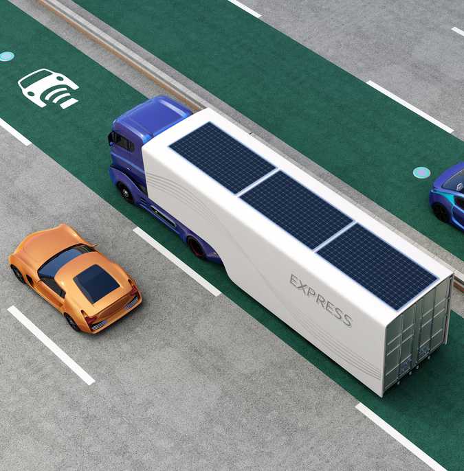 ELEKTRISCHE AUTO DRAADLOOS OPLADEN