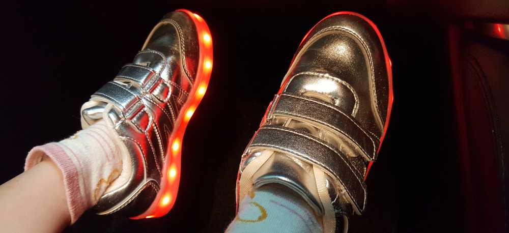 Lichtgevende schoenen