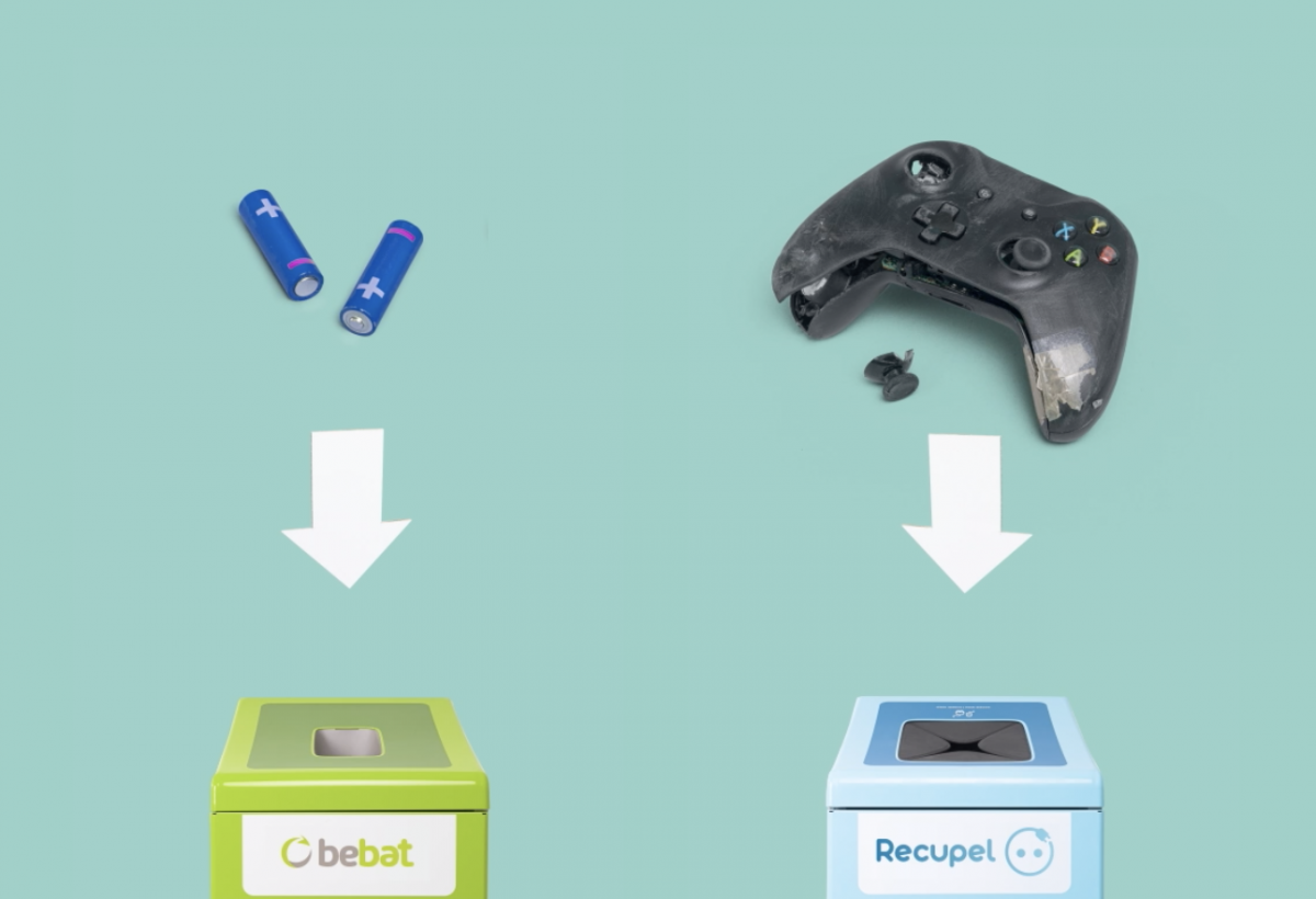 Bebat en Recupel slaan de handen in elkaar met een sensibiliseringscampagne over het correct inzamelen van batterijen en elektronische toestellen in Brussel