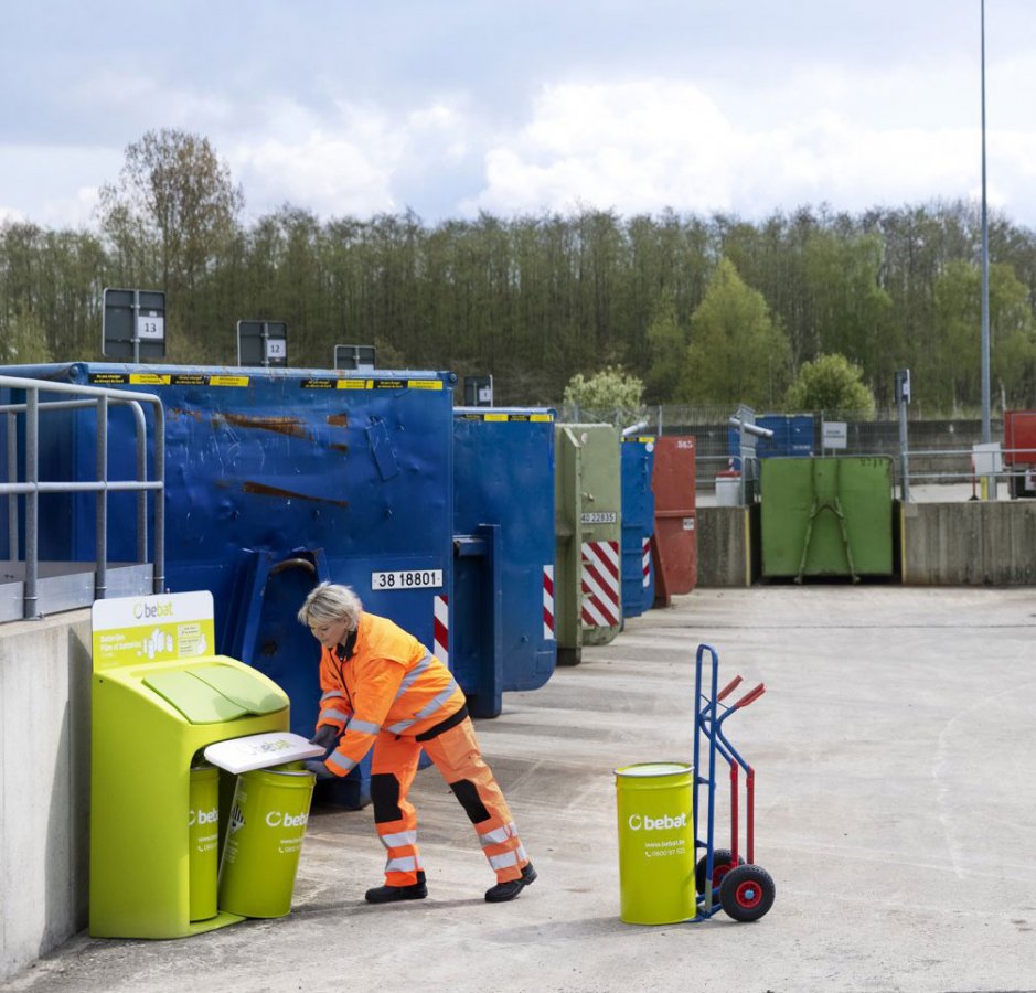 Bebat invite les Bruxellois à déposer leurs piles usagées dans les Recyparcs à l'occasion de la 'Semaine européenne de la Réduction des Déchets'